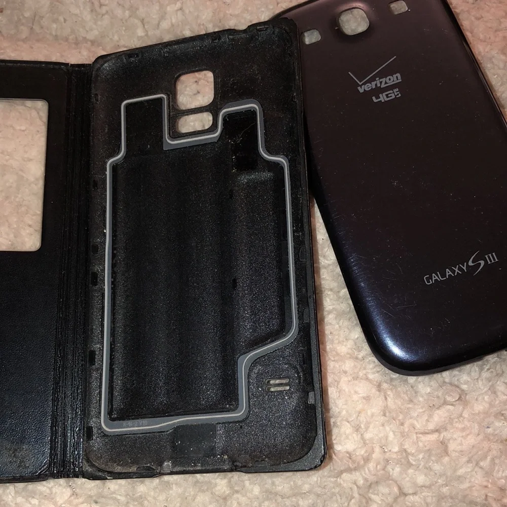 Galaxy 5S Black phone case and cellphone back cover , case has cell phone